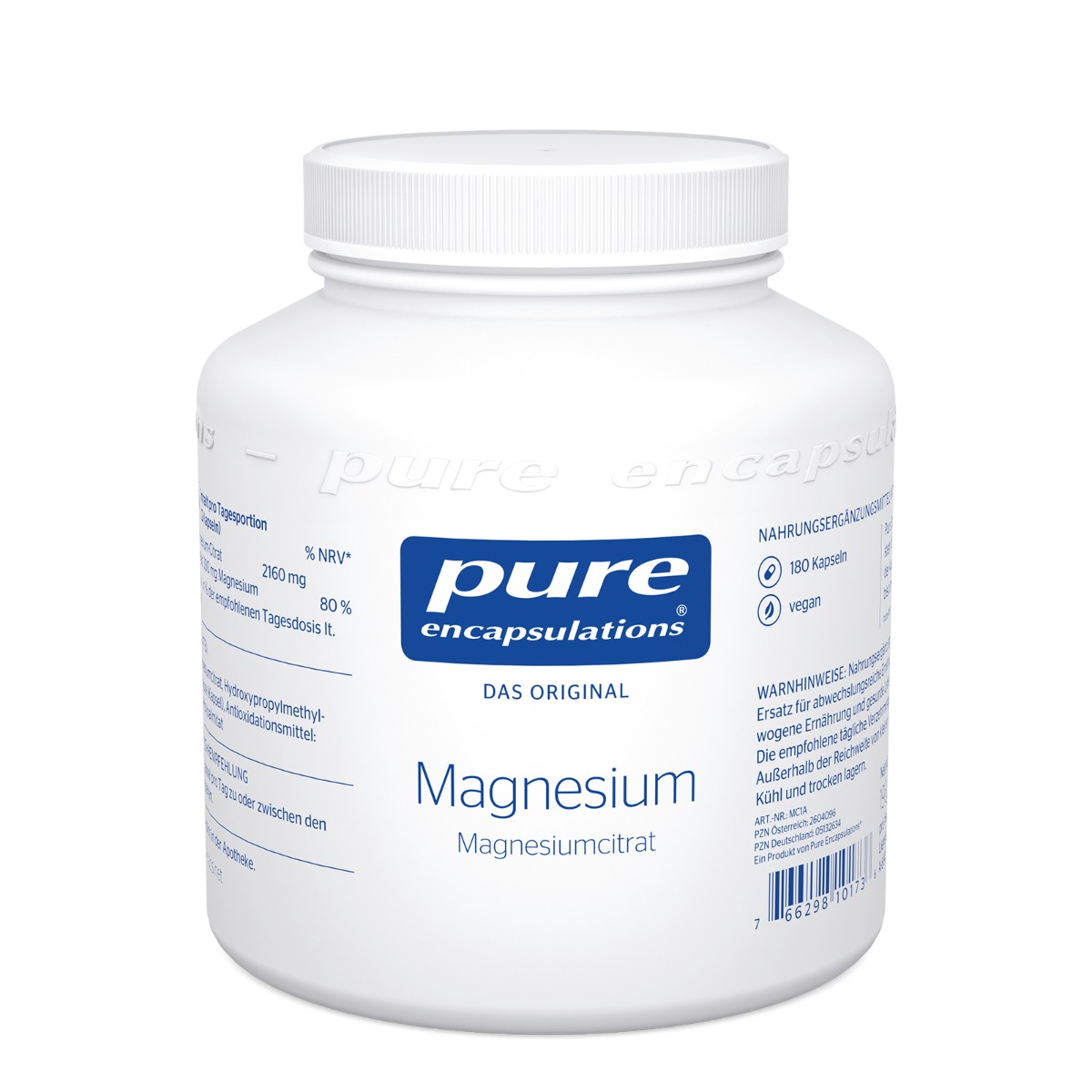 Image of Pure Encapsulations Magnesium (Magnesiumcitrat) 180ST 180ST