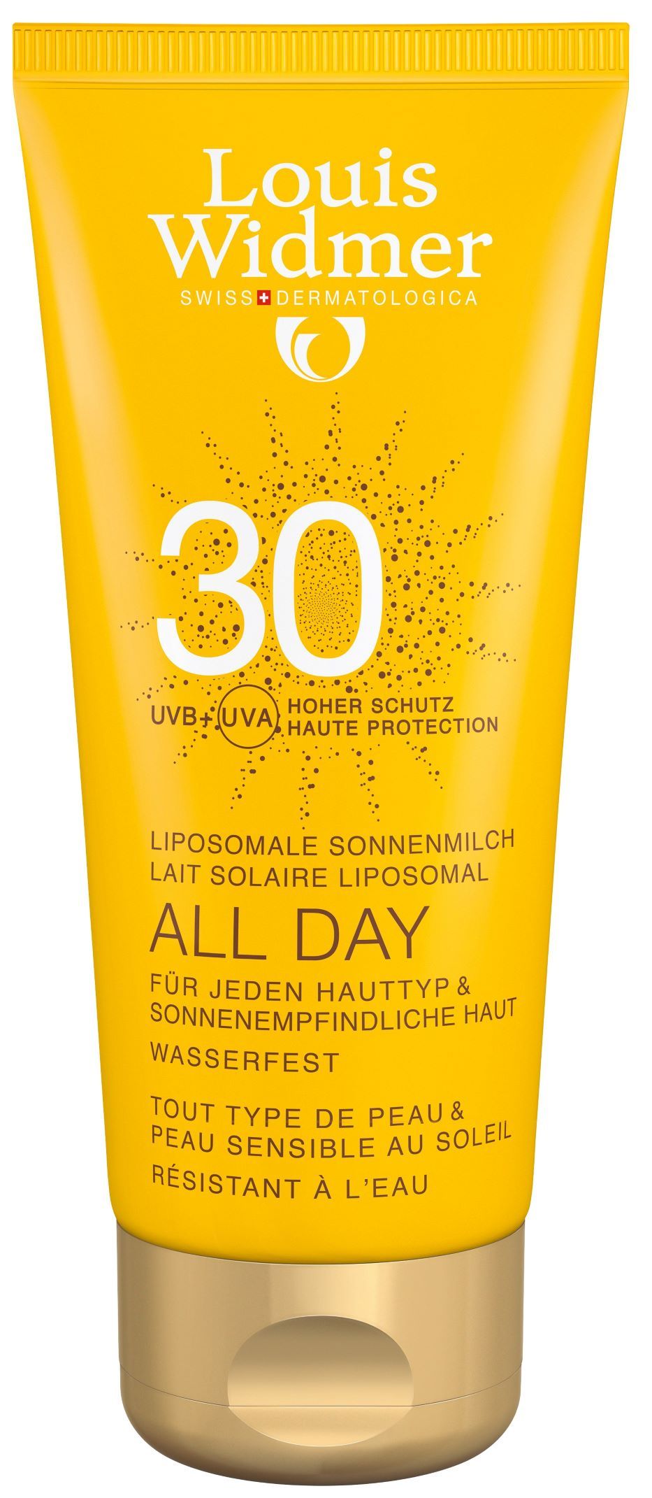 Image of Louis Widmer All Day Sonnenmilch LSF30 ohne Parfüm Family - 200ML 200ML