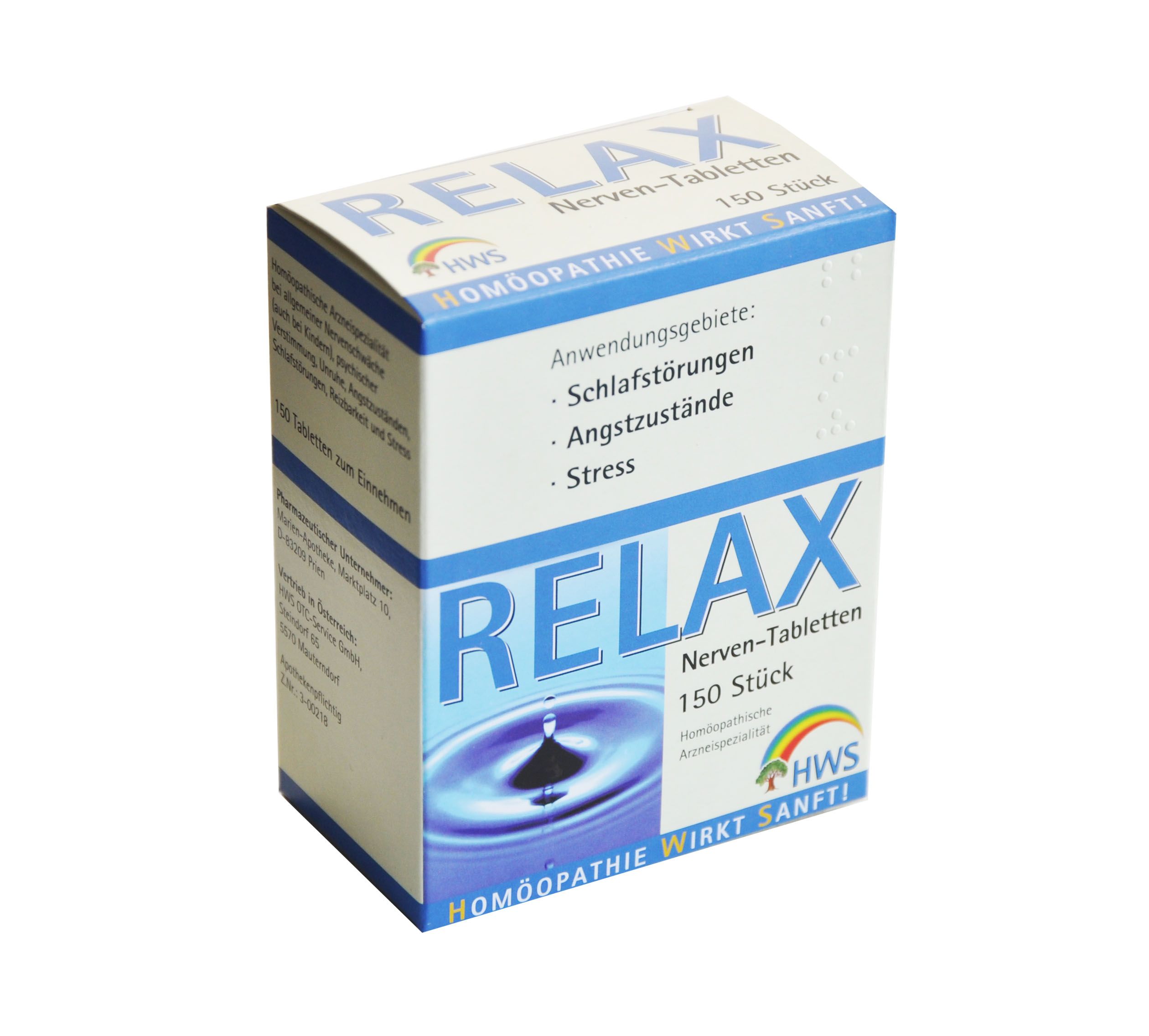 RELAX Nerven-Tabletten - Gebrauchsinformation