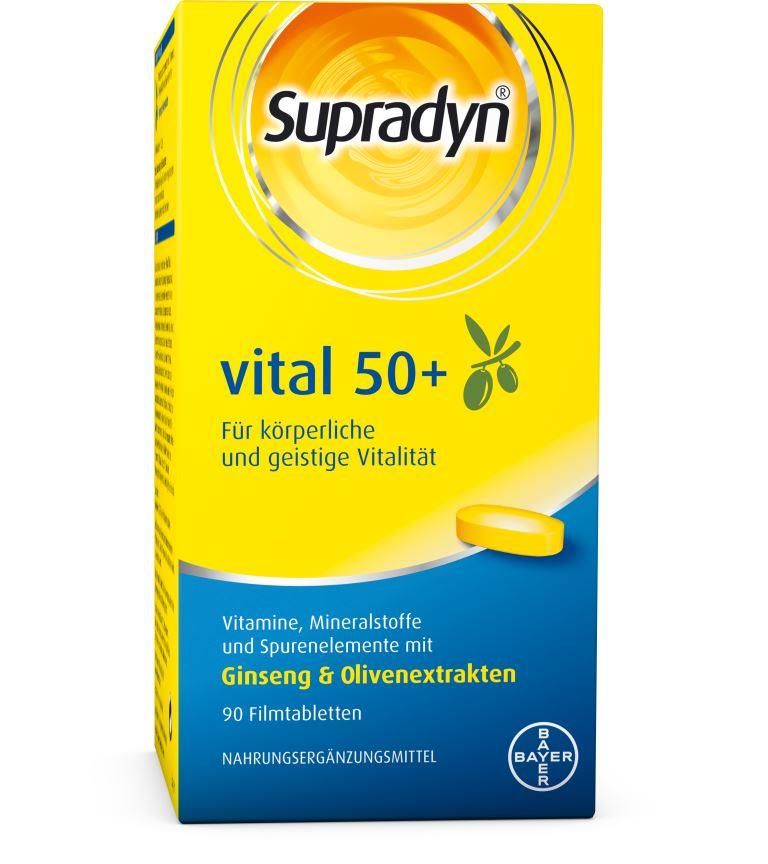 Image of Supradyn Vital 50+ Filmtabletten mit Ginseng und Olivenextrakten 30ST